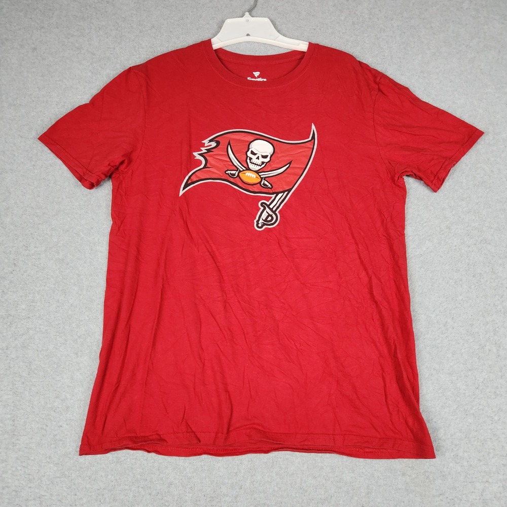 Tampa Bay Buccaneers Mike Evans #13 T-Shirt Mens L Red Fanatics NFL Graphic